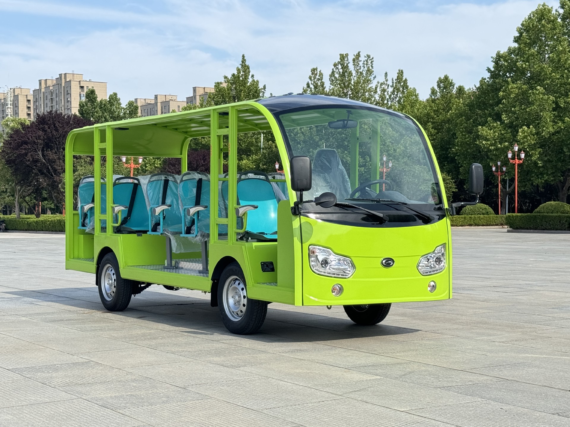 14座高压锂电观光车