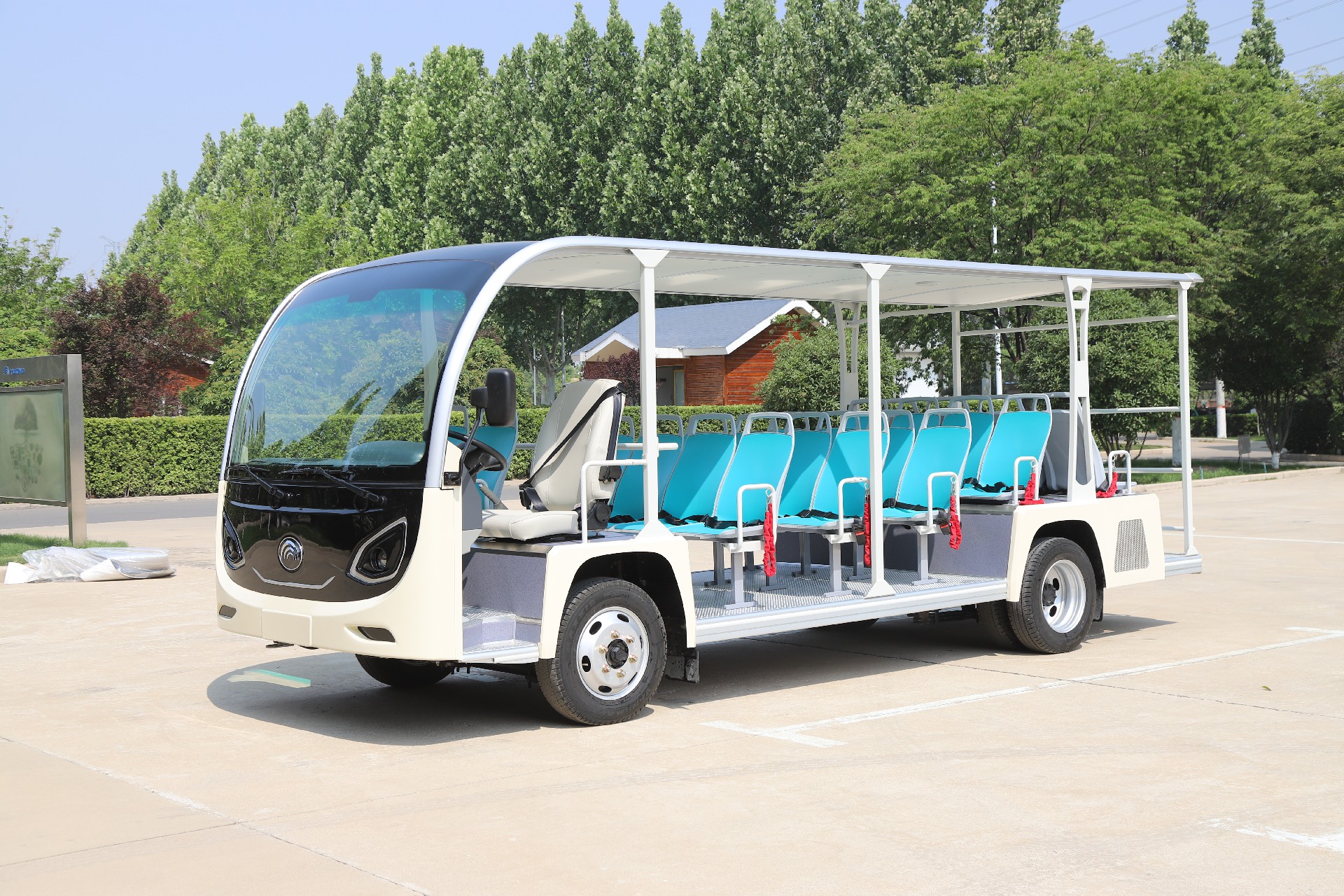 二代23座纯电动观光车